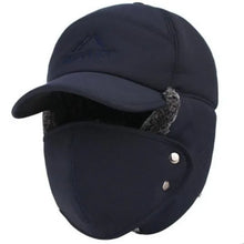 Load image into Gallery viewer, Winter Warm Bomber Hats Men Women Fashion Ear Protection Face Windproof Ski Caps Velvet Thicken Couple Hat