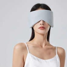 Load image into Gallery viewer, Adjustable Silk Sleep Mask for Total Blackout Unisex Full Size Large Blindfold for All Night Sleep Travel and Nap
