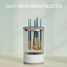 Load image into Gallery viewer, Automatic Electric Makeup Brush Cleaner Rechargeable Lazy Cleaning Brush Washer Quick Dry Tool USB Makeup Brush Rotary Cleaning
