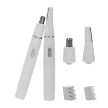 Load image into Gallery viewer, 2-in-1 Facial Hair Trimmer Nose Ear Hair Shaver Trimmer Eyebrow Scraper Safe Face Care Razor Cleaner for Men Women