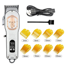 Load image into Gallery viewer, Professional Hair Clipper Cordless Hair Trimmer Machine Men&#39;s Razor Hair Clipper Hair Trimmer Beard