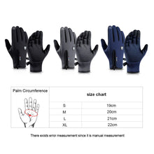 Load image into Gallery viewer, Winter Thermal Gloves Waterproof Windproof Outdoor Sports Warm Cycling Gloves Full Finger Touch Screen Glove Men Women