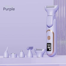 Load image into Gallery viewer, 5 in1 Women's Electric Hair Trimmer for Body Face Bikini Underarm Nose-IPX7 Wet Dry USB Rechargeable Painless Precision Trimming