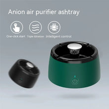 Load image into Gallery viewer, Ashtray with Air Purification Smoke Removal Ashtray Automatic Smoke Filter Air Purifier Cigarette Ash Tray USB Charging for Home