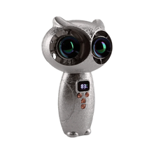 Load image into Gallery viewer, Turbo Mini Handheld Fan Strong Wind Quiet USB Rechargeable Fan Owl Shaped Lightweight Personal Cooling Fan for 3000mAh