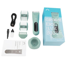 Load image into Gallery viewer, Electric Body Hair Trimmer for Men and Women Wet Dry Use with Ceramic