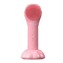 Load image into Gallery viewer, Ultrasonic Silicond Facial Cleansing Brush Waterproof Electric Skin Massager Device For Deep Cleaning