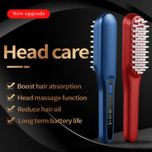 Load image into Gallery viewer, LED Light Red Phototherapy Massage Vibration Comb Electric Hair Growth Comb Infrared Laser Hair Care Style Anti-Hair Loss Hair