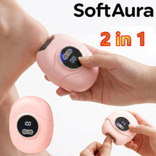Load image into Gallery viewer, Soft Aura Electric Nail Clipper Automatic Nail File Grinder Rechargeable Safety for Adults Kids Manicure Pedicure Home Use