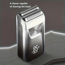 Load image into Gallery viewer, Electric Shaver Anti-metal LED LCD Display Electric Shaver Reciprocating Men's Haircut Machine