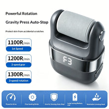 Load image into Gallery viewer, Pedicure Tools with 3 Grit Heads Portable Feet Dead Skin Remover Rechargeable Callus Remover for Feet Hard Skin Smooth Polishing