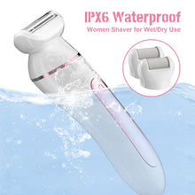 Load image into Gallery viewer, 5 in 1 Hair Removal Epilator Electric Shaver for Women Rechargeable Body Massager Razor Bikini Beard Trimmer Foot Grinder
