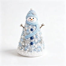 Load image into Gallery viewer, DIY Beaded Christmas Tree Craft Kit Crystal Bead Mini Tree with Angel Topper, Handmade Holiday Tabletop Decor for Home Christmas