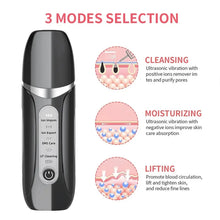 Load image into Gallery viewer, Micro Skin Cleansing Scrubber Ultrasonic Skin Perfecting Facial Red Light Skin Rejuvenation Acne Treatment Face Lifting Massager