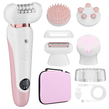 Load image into Gallery viewer, 5-in-1 Hair Cleaning and Maintenance Set LCD Digital Shaver Full Body Hair Removal Device Private Area Hair Removal Mach