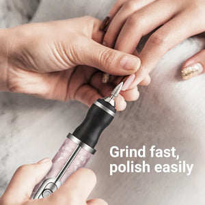 20000RPM Electric Nail Polisher Rechargeable Nail Polisher Nails Portable Nail Drill Machine Kit Manicure Drill Salon Tool