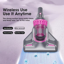 Load image into Gallery viewer, 3 in 1 UV New Mattress Vacuum Mite Remover Cordless Handheld Cleaner Powerful Suction for Cleaning Bed Pillows Clothes Sofa Dust