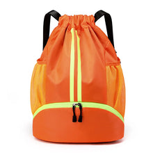 Load image into Gallery viewer, Outdoor Men Sports Bags Large Football Basketball Bag Gym Swimming Drawstring Bag Women Camping Waterproof Shoes Oxford Backpack