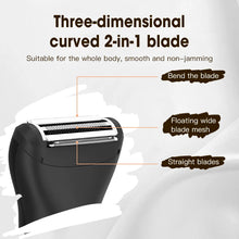 Load image into Gallery viewer, Women's Electric Digital Display Hair Shaver Temples Lip Hair Shaver Body Wash Shaver Private Hair Remover