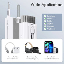 Load image into Gallery viewer, 8 in 1 Cleaning Kit Computer Keyboard Cleaner Brush Earphones Cleaning Pen For  Headset IPad Phone Cleaning Tools Keycap Puller
