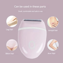 Load image into Gallery viewer, Hair Removal Machine Trimmer For Women Knife Tip Waterproof Whole Body Washable Armpit Hair And Leg Hair Without Black Spots