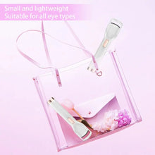 Load image into Gallery viewer, Pain-free Eyelash Curler Portable Electric Heated Eyelash Curler with Fan Usb Rechargeable 2-in-1 Multifunctional Tool for Quick