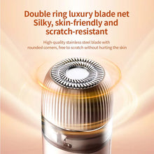 Load image into Gallery viewer, Double Head Electric Shaver Portable Body Epilator 2 in 1 Lady Electric Shaver for Hair Removal Wet and Dry Use