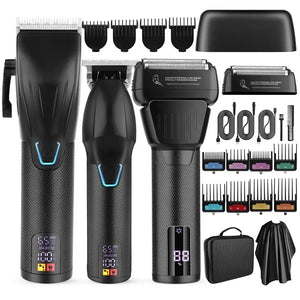 Hair Cutting Machine New 3 in 1 Professional Hair Clipper and Electric Shaver Set for Barber Men Hair Trimmer Shaver