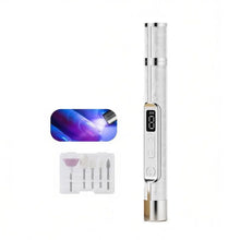 Load image into Gallery viewer, Gifts Rechargeable Manicure and Pedicure Machine Portable 2-in-1 Nail Polisher with Lamp LCD Display Nail Drill