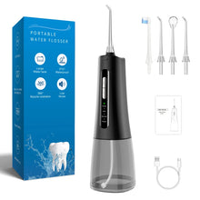 Load image into Gallery viewer, Teeth Water Pick Ultrasonic Cleanser 300ml Water Tank 4 Jet Tip Tooth Beauty Health Irrigator Dental Water Flosser for Teeth