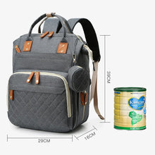 Load image into Gallery viewer, USB Mummy Bag Diaper Bag Baby Care Large Capacity Mom Backpack Mummy Maternity Wet Bag Waterproof Baby Pregnant Bag Nappy Bag