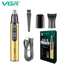 Load image into Gallery viewer, 2-in-1 Convenient Hair Cleaning Set Men's Shaver Shaver Metal Nose Hair Trimmer Deep Cleaning Hair Trimmer Hair Removal