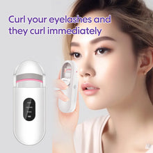 Load image into Gallery viewer, Electric Heated Eyelash Curlers Portable Long-Lasting Styling Eyelash Curler Electric Heated Comb Makeup Tool