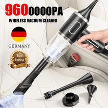 Load image into Gallery viewer, 9600000Pa Wireless Car Vacuum Cleaner 5 in1 Strong Suction Dust Catcher Portable Handheld Wet Dry Vacuum Cleaner Air Duster