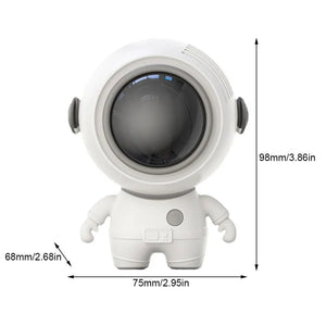 Astronaut Neck Hanging Fan Portable Cute Quiet Running Brushless Motor Working Sleeping Travel  USB Charging Cooling Fans