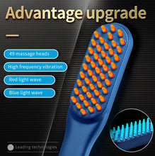 Load image into Gallery viewer, LED Light Red Phototherapy Massage Vibration Comb Electric Hair Growth Comb Infrared Laser Hair Care Style Anti-Hair Loss Hair