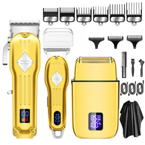 3 In 1 Professional Electric Hair Clipper and Shaver Set for Barber Men Hair Trimmer Electric Shaver