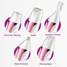 Load image into Gallery viewer, Multifunction Electric Epilator 5 in 1 Women Face Underarm Bikini Hair Removal Device Remover Mini Female Shaver Eyebrow Trimmer