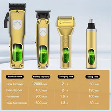 Load image into Gallery viewer, Professional Hair Clipper Set Men's Oil Head Carving Electric Push Shear Electric Shaver Nose Hair Trimmer