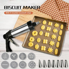 Load image into Gallery viewer, Cookie Press Maker Kit Cookie Making Gun Biscuit DIY Cake Molds Cream Dessert Decorating Tools Pastry Machine Baking Accessories