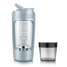 Load image into Gallery viewer, USB Electric Protein Shaker Bottle Portable 1200mAh Rechargeable Blender Cup Multipurpose 650ml Mixing Cups for Fitness Workout
