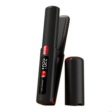 Load image into Gallery viewer, 2 In 1 Hair Straightener And Curler Wireless Charging Ionic Frizz Control LCD Digital Display Lightweight Portable ABS