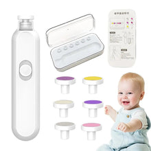 Load image into Gallery viewer, Nail Trimmer with Light Electric Light Up 360 Degree Rotating Kids Nail Trimmer Low Noise Children Nail File Nail Clippers
