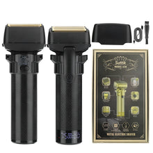 Load image into Gallery viewer, High Power Men's Electric Shaver Portable Rechargeable Hair Clipper Digital Display Reciprocating Razor Beard Trimmer