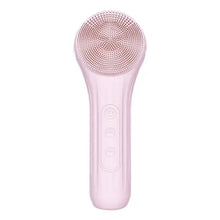 Load image into Gallery viewer, Mini Portable Rechargeable Heating Electric Usb Ultrasonic Vibration Silicond Facial Cleansing Brush