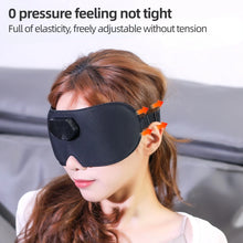 Load image into Gallery viewer, 3D Hot Compress Eye Mask Head Massager Sleep Monitor Sleep Eye Mask Insomnia Treatment Releases Eye Pressure and Soothes Fatigue