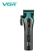 Load image into Gallery viewer, high-end customized electric hair clipper gradient metal shell electric push shear intelligent control hair trimmer