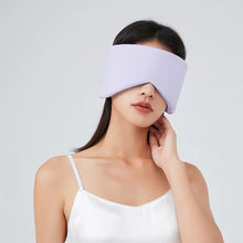 Load image into Gallery viewer, Adjustable Silk Sleep Mask for Total Blackout Unisex Full Size Large Blindfold for All Night Sleep Travel and Nap