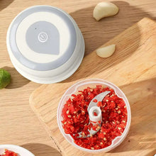 Load image into Gallery viewer, Mini Garlic Chopper Wireless Onion Food Prep Machine 250ml Rechargeable Mini Veggie Chopper Electric Vegetable Cutter For Garlic