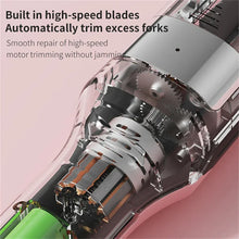 Load image into Gallery viewer, Hair Ends Trimmer Split Remover Dry Damaged Brittle Professional Automatic Trim Split for Women Cordless Hair Cutting Machine